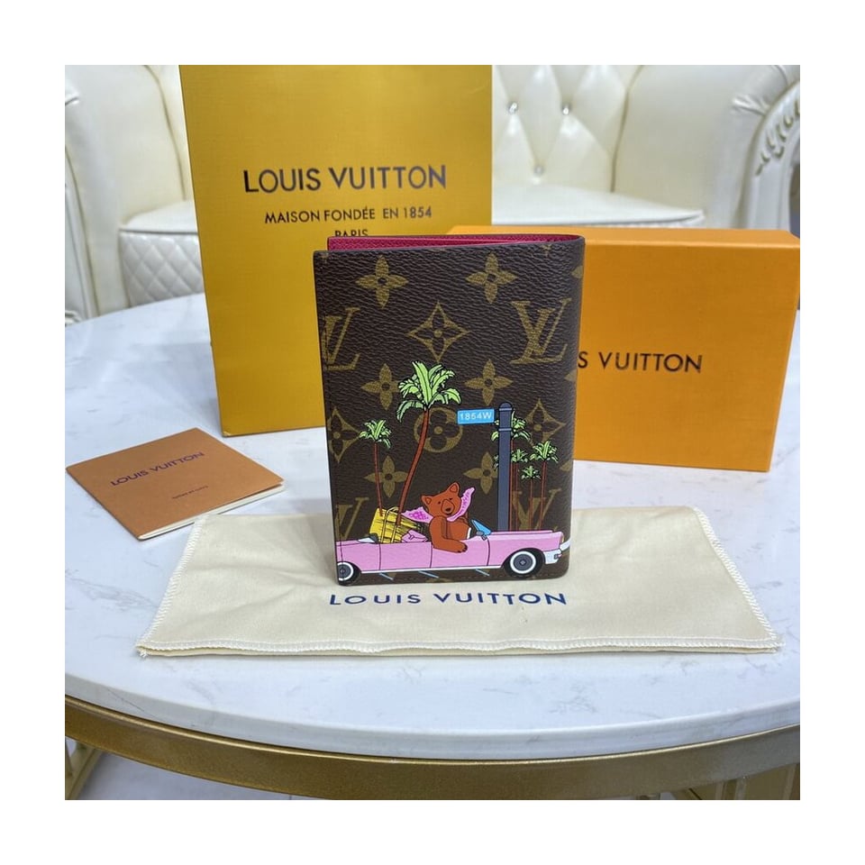 Louis Vuitton Monogram Canvas Passport Cover view 4