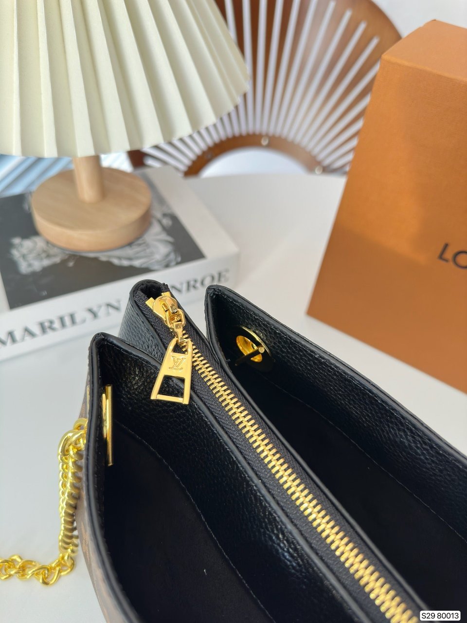 Louis Vuitton Monogram In Full Black Serene Bag 25Cm M43777 view 5