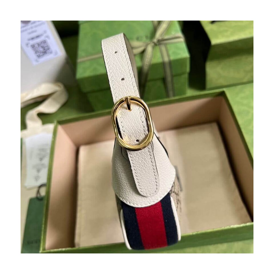 Gucci Ophidia GG Mini Bag White view 9
