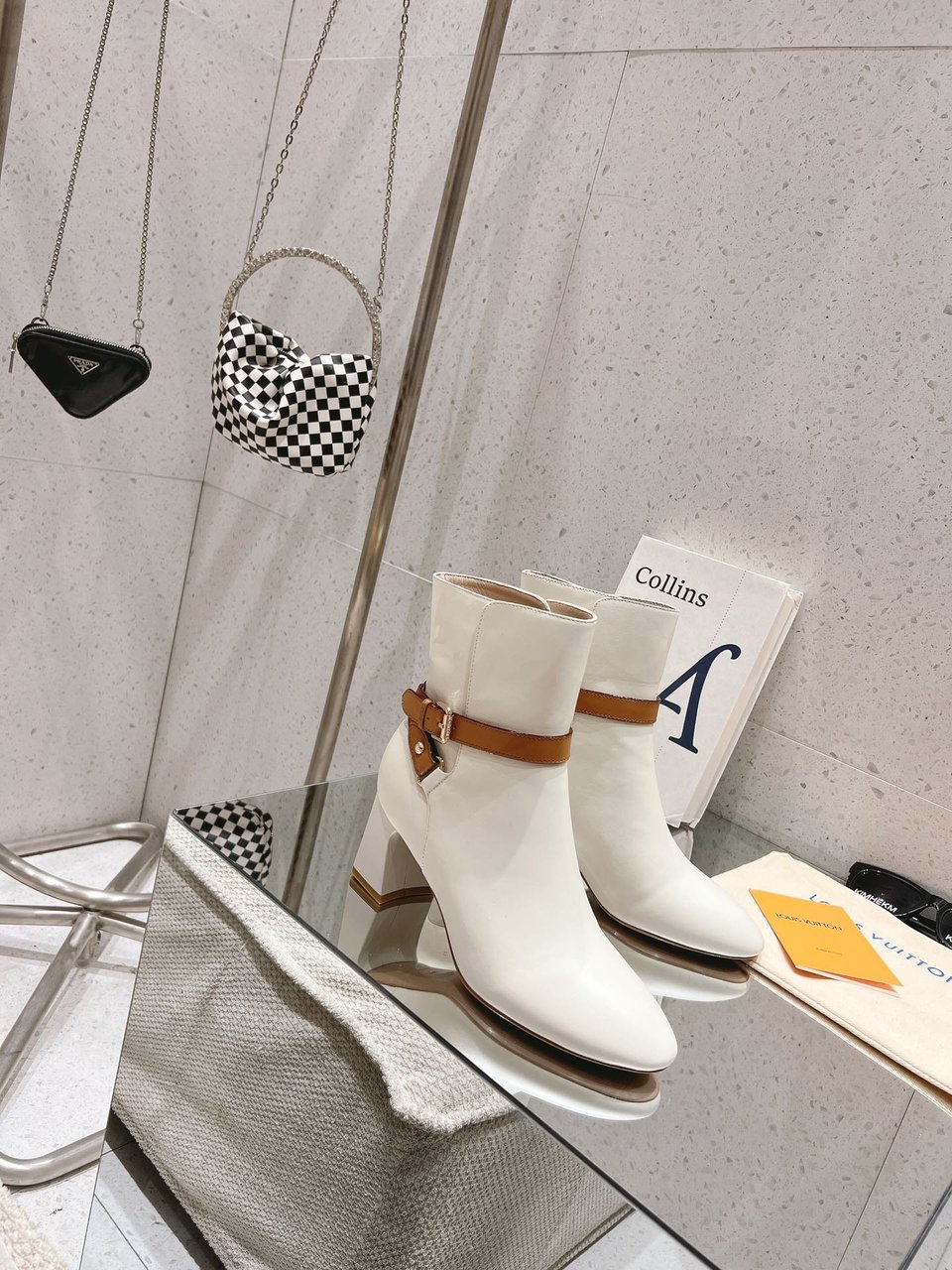 Louis Vuitton Parisienne Ankle Boot White view 5