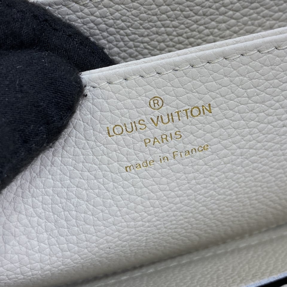 Louis Vuitton Monogram Empreinte Gradient Zippy Wallet Beige Yellow view 9