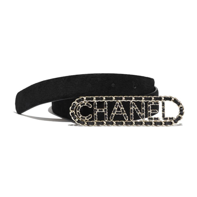 Chanel Suede Calfskin 30mm Belt AA6600 view 2