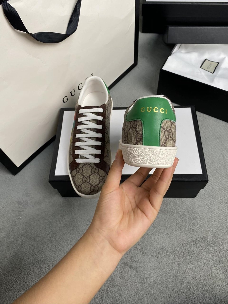 Gucci Ace ?Fake Not Print? 636358 2Gc10 8260 view 7