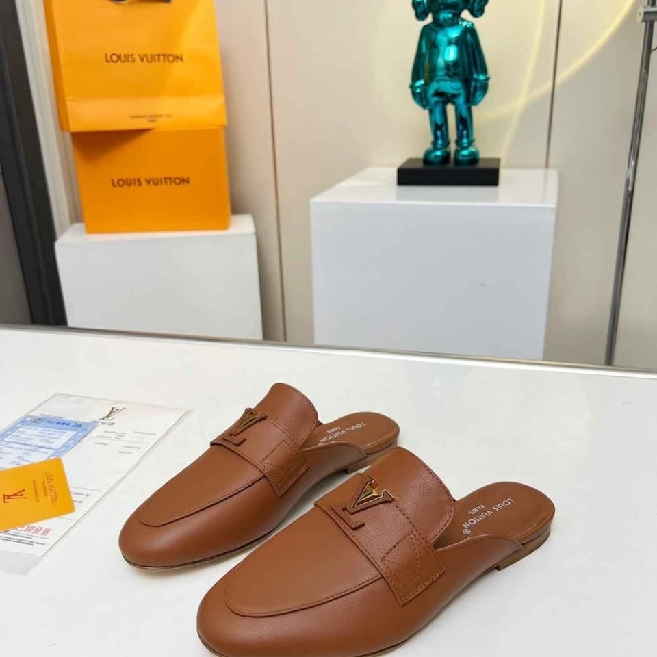 Louis Vuitton Mare Open Back Loafer Cognac 1Ach7J view 3