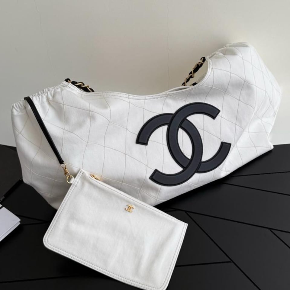 Chanel Coco Beach White And Black 43cm/16.9in view 5