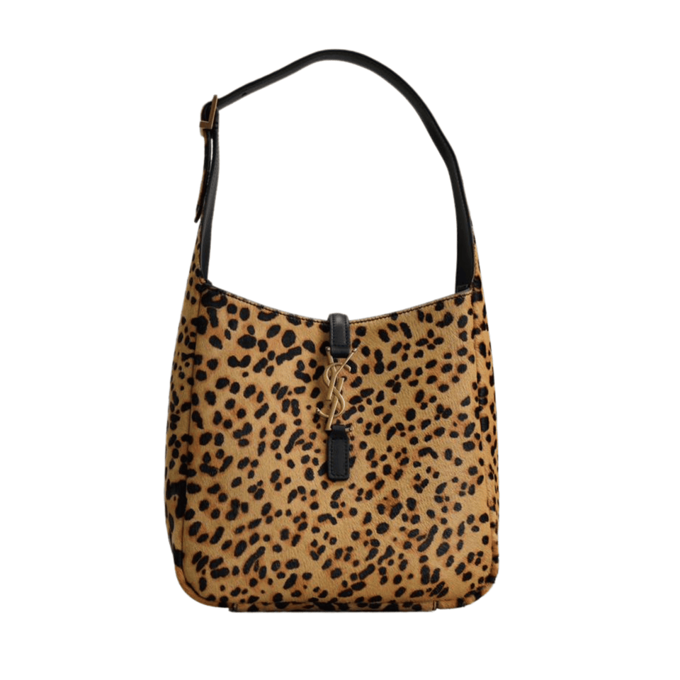 Saint Laurent Leopard Grace Shoulder Bag 23cm view 2