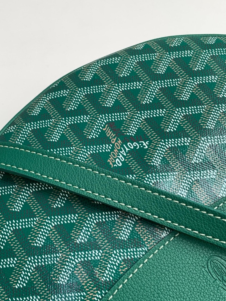 Goyard Hirondelle Bag – Bagistry Closet 25cm Green view 6