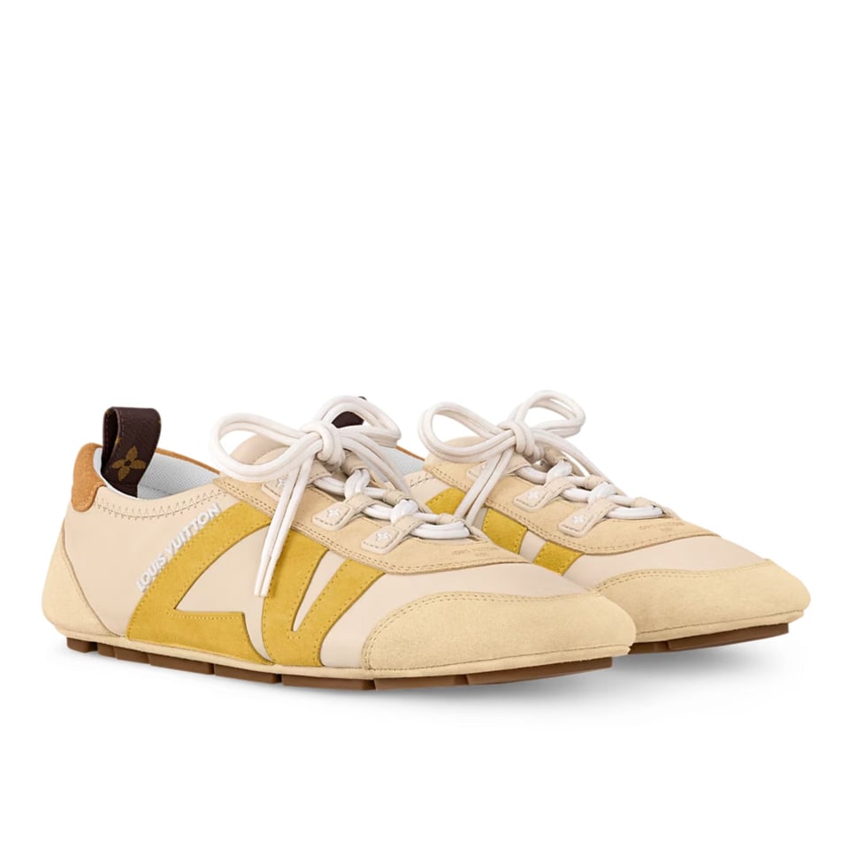 Louis Vuitton Sneakerina Yellow Beige – Women’s Ballet-Inspired Slim Sneakers view 2