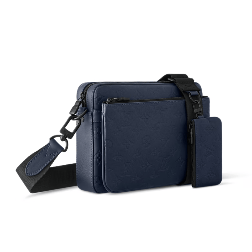 Louis Vuitton Navy Blue Trio Messenger For Men 25cm M14785 view 4