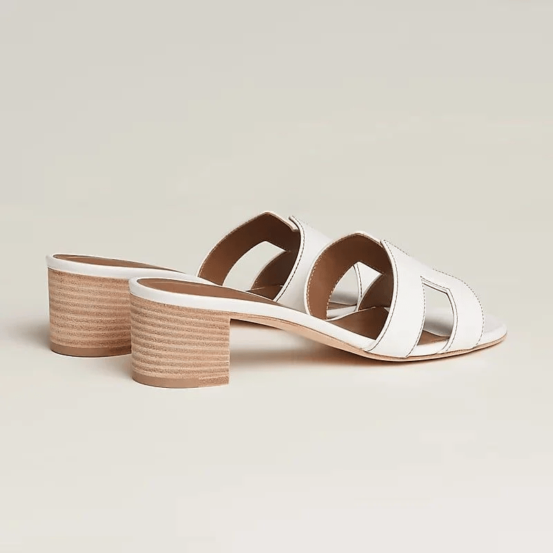 Hermes Oasis Sandals In White view 6