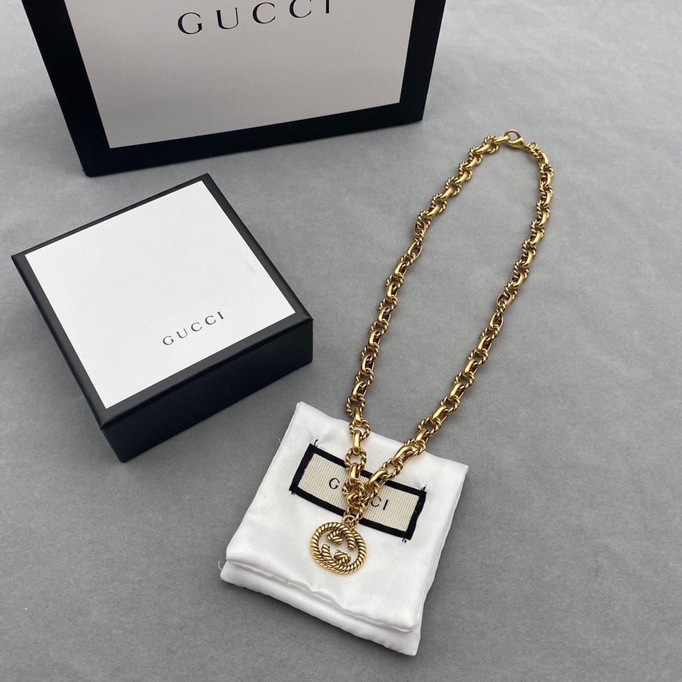 Gucci Gg Gold Necklace view 5
