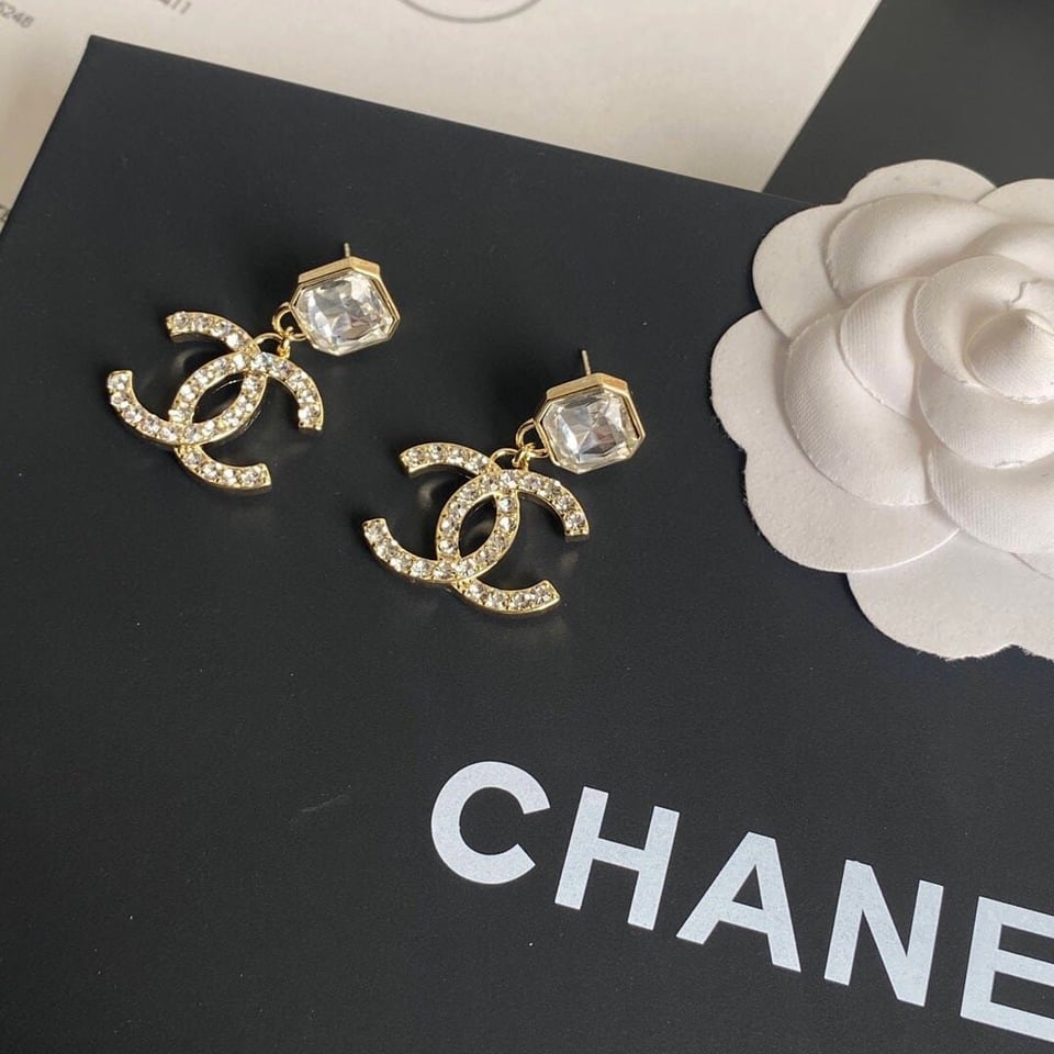 Chanel Cc Earrings view 5