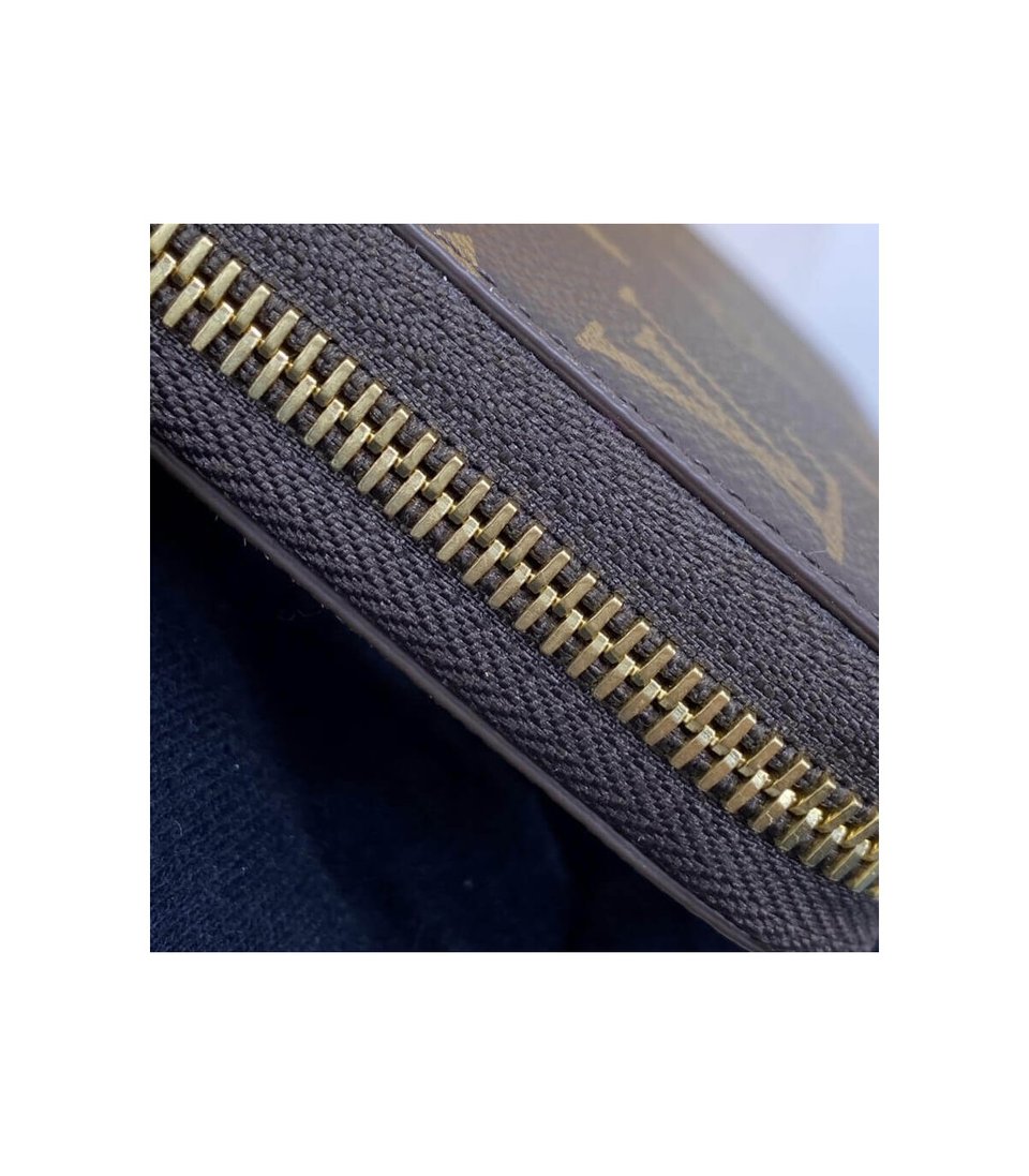 Louis Vuitton Monogram Zippy Wallet Red view 6