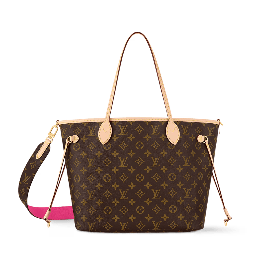 Louis Vuitton LV Neverfull Bandoulière Inside Out Mm Rose 31Cm M12257 view 8