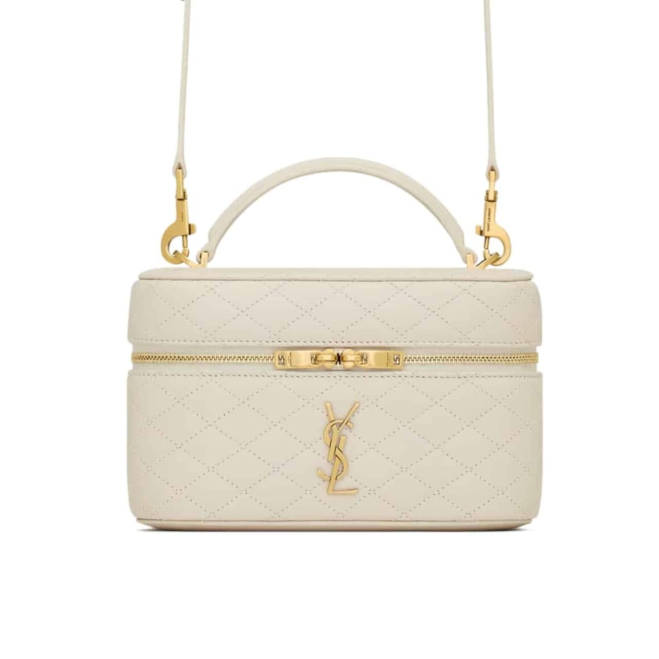 Saint Laurent Gaby Vanity Bag In Blanc Vintage 18Cm view 2
