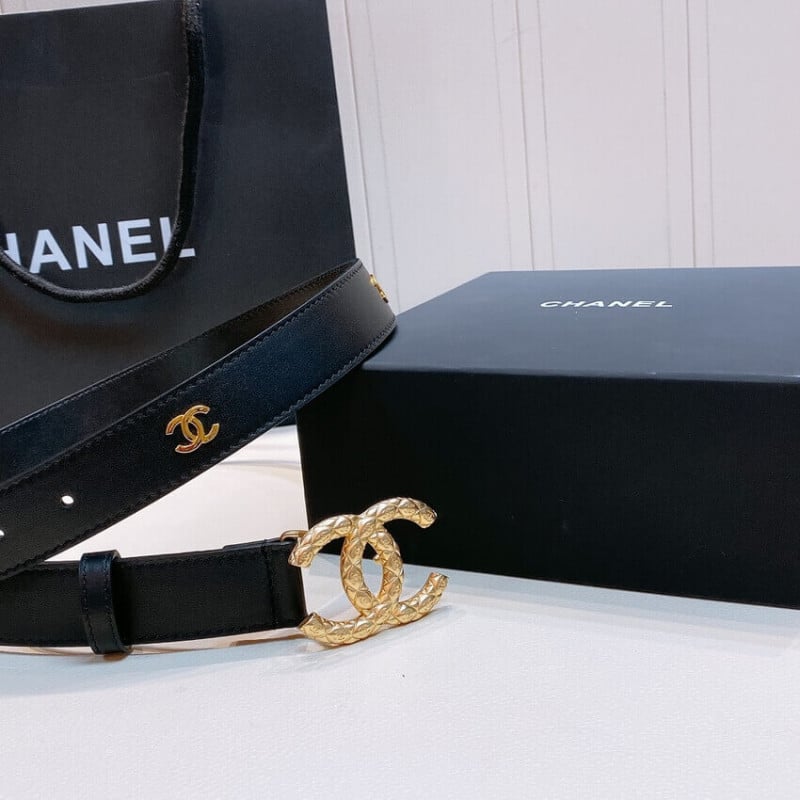 Chanel Calfskin CC Logo 3.0cm Belt 34168 view 5