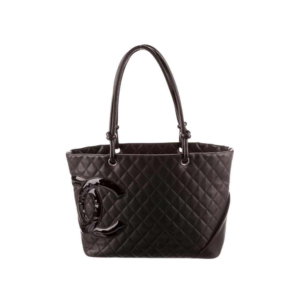 Chanel Calfskin Quilted Large Cambon Tote Brown 41Cm/16in view 2