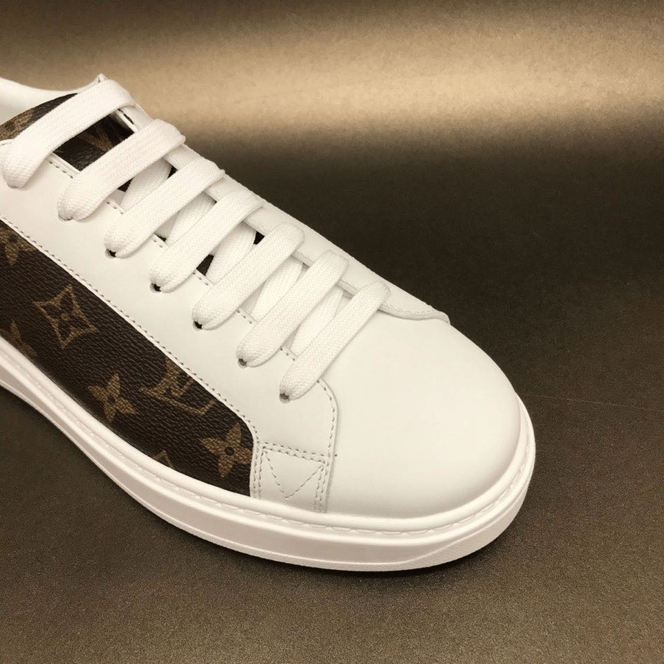 Louis Vuitton Time Out Sneaker Monogram Canvas White For Women view 3
