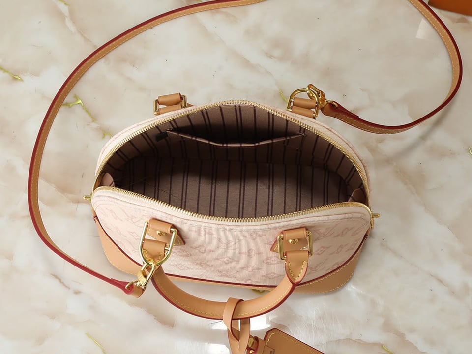 Louis Vuitton Alma BB Bag Monogram Origine Lin 23.5cm M27525 view 6