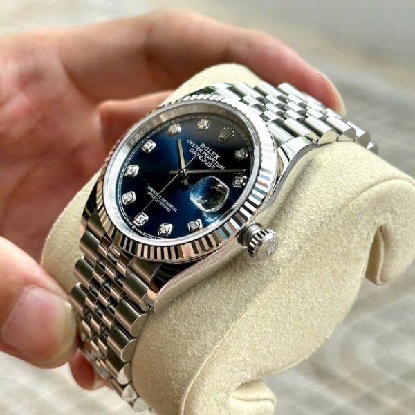 [Superclone] Rolex Datejust 41mm Bright Blue Dial Jubilee 126334 view 3