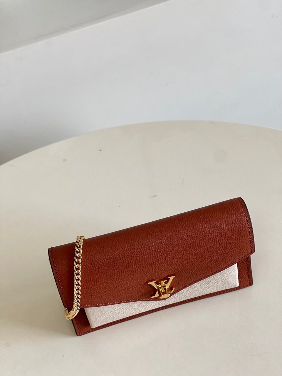 Louis Vuitton Pochette Chain Mylockme 19Cm Brown view 4