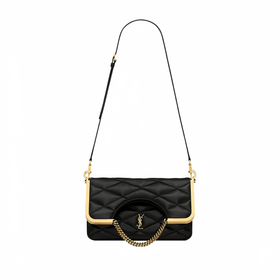 Saint Laurent The 87 Bag Quilted Black 25Cm view 2