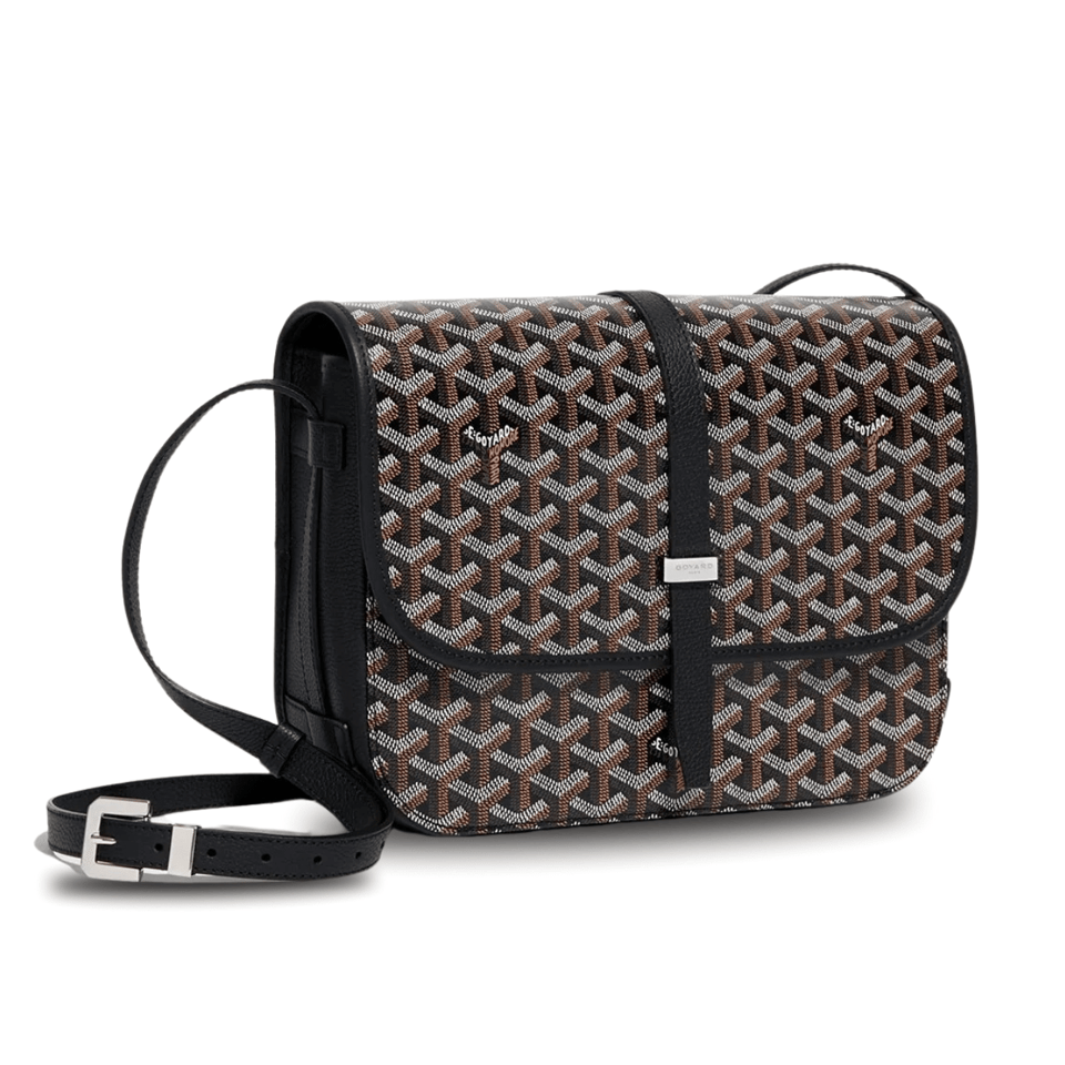 Goyard Belvedere Mm Bag 28Cm Black Canvas view 2