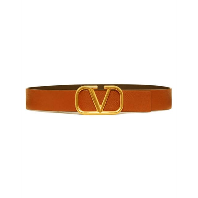 Valentino Garavani VLOGO Belt In Vachetta Leather 0010