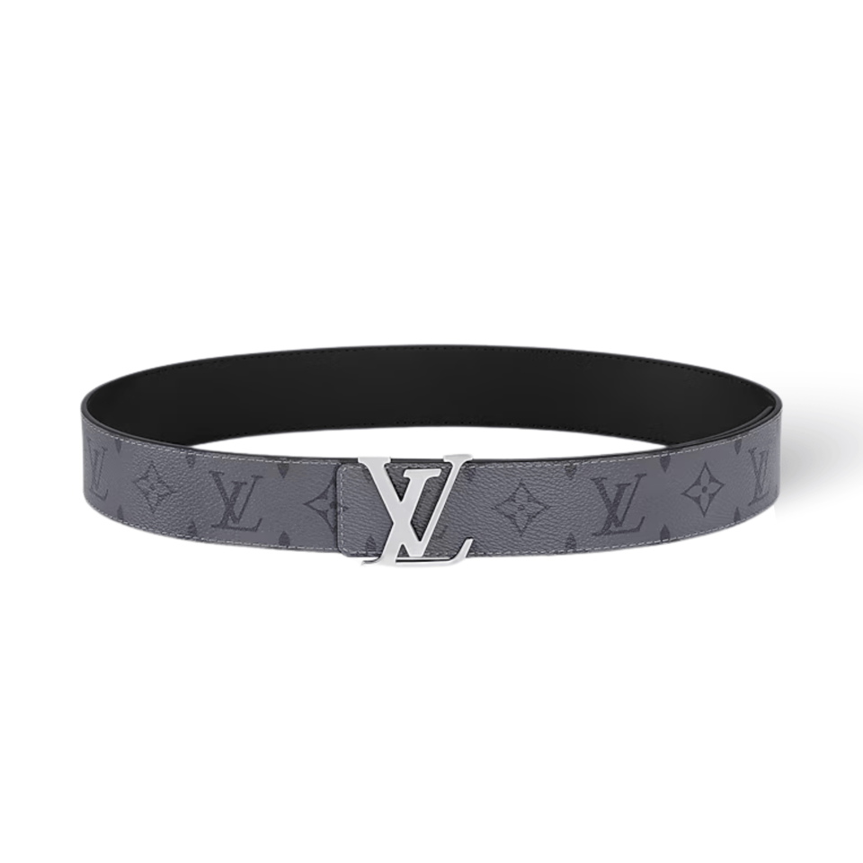 Louis Vuitton LV Silver Initiales 40mm Reversible Men Belt M0285T view 2