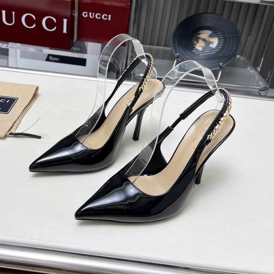Gucci Signoria Slingback Pump In Black 783821 Bnc80 1000 view 6