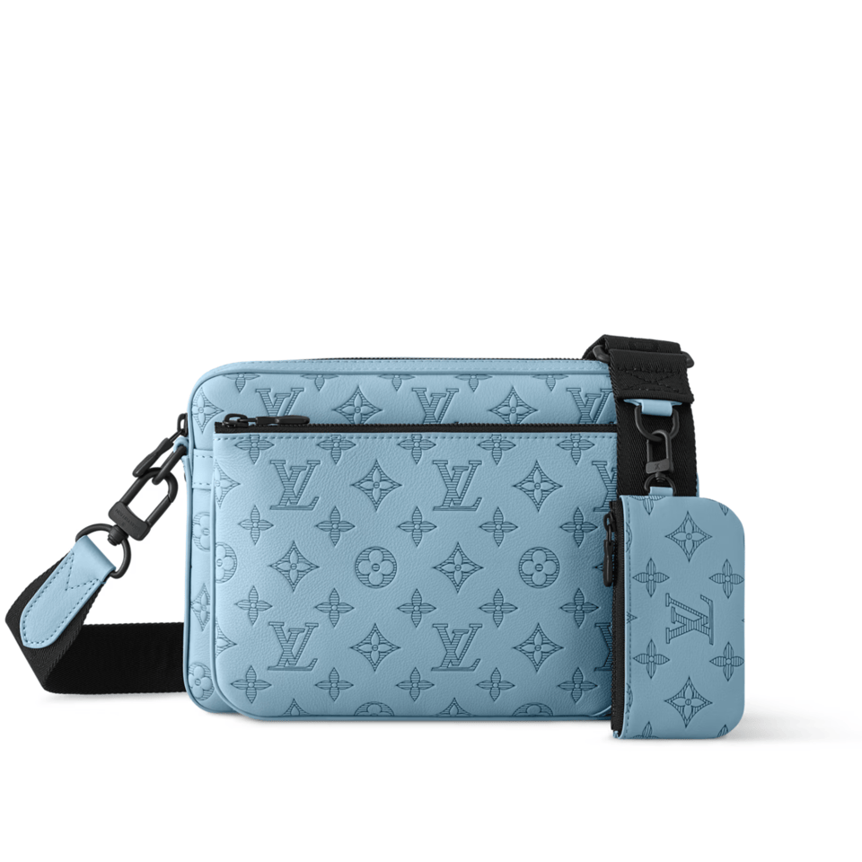 Louis Vuitton Sky Blue Trio Messenger For Men 25cm M14781 view 2