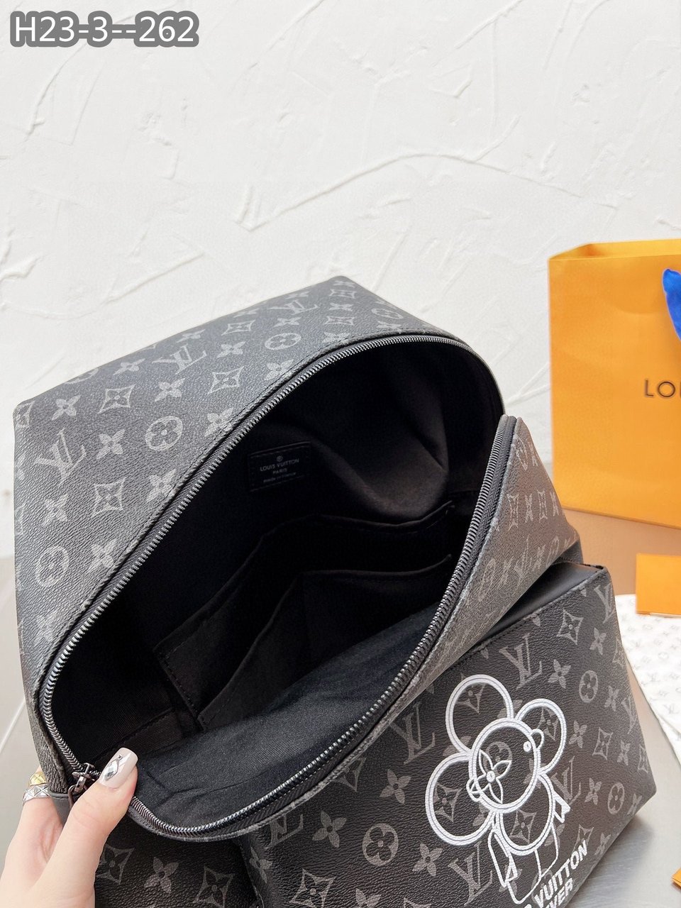 Louis Vuitton Apollo Backpack Monogram Vivienne Eclipse Black 37Cm view 9