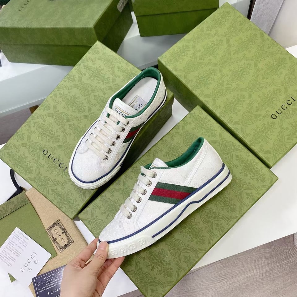 Gucci Tennis 1977 White Mini Gg 606111 99W90 9085 view 6