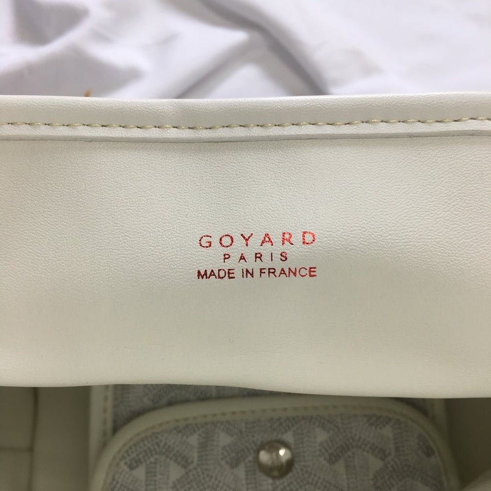 Goyard Anjou Mini Bag 20cm White Canvas view 8