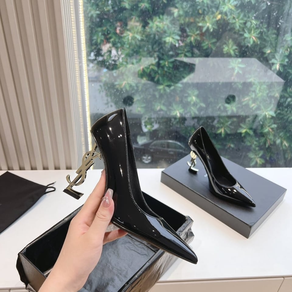 Saint Laurent Opyum Pumps In Black 4720110Npkk1000 view 7
