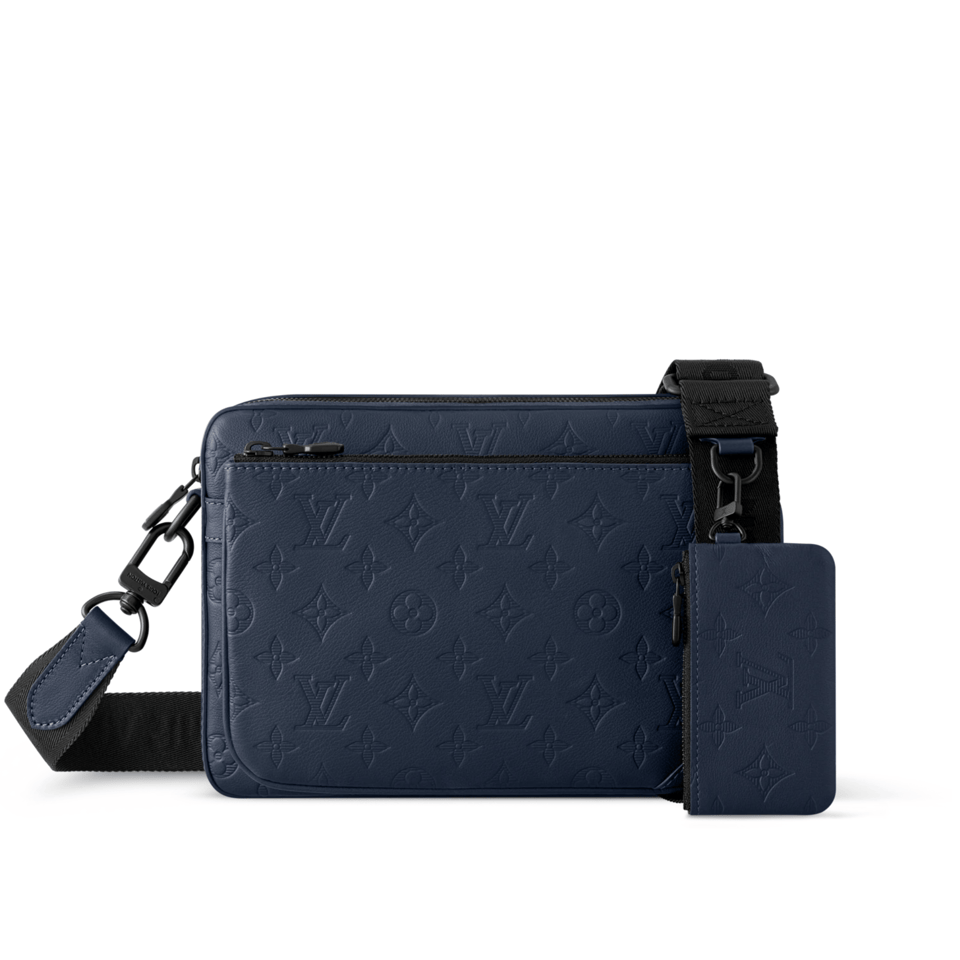 Louis Vuitton Navy Blue Trio Messenger For Men 25cm M14785 view 2