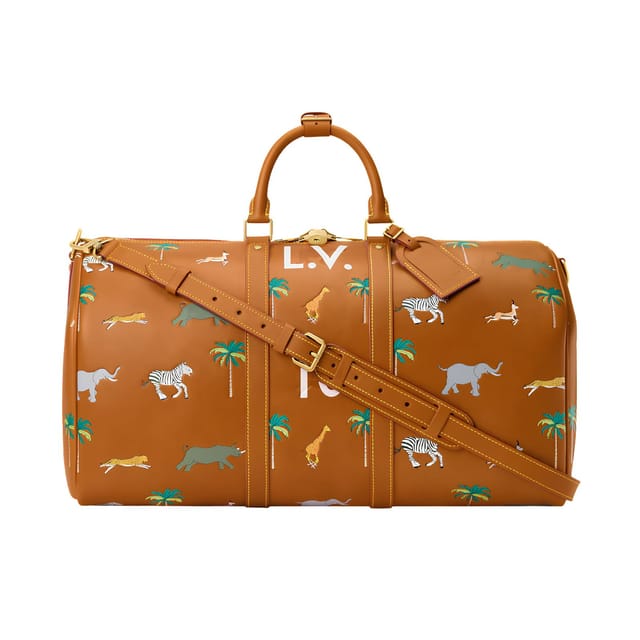 Louis Vuitton Keepall Bag 50cm/19.7in Tan Brown M28167