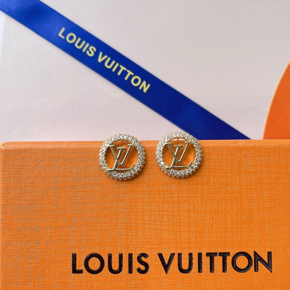 Louis Vuitton Louise By Night Earrings Gold M00757 view 5