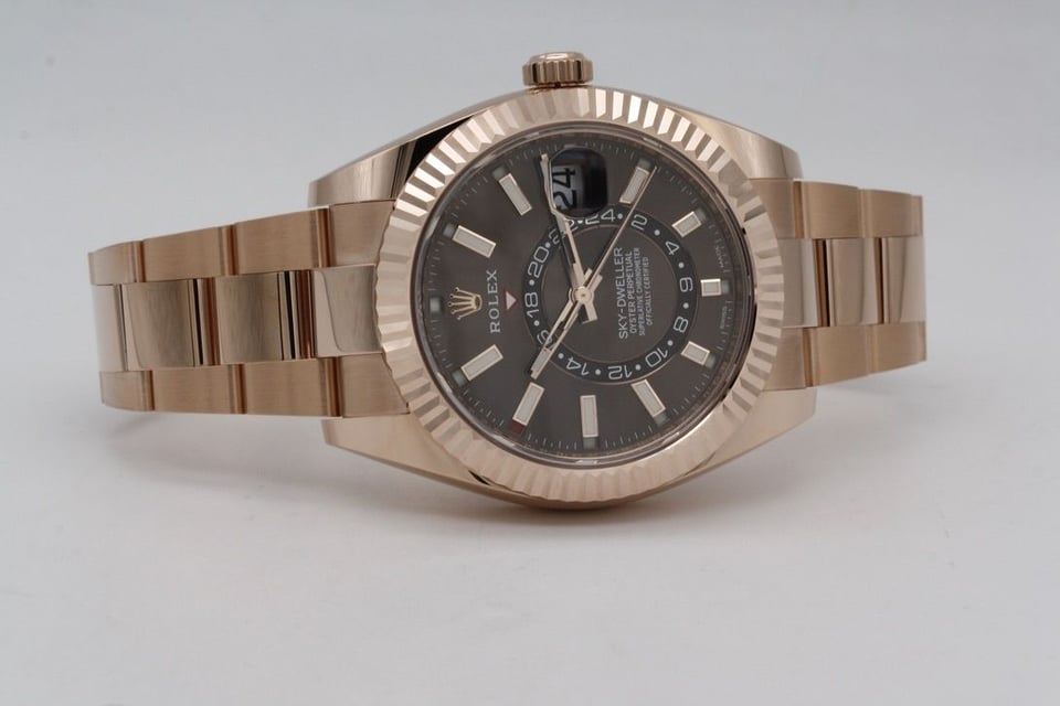 [Superclone] Rolex Sky-Dweller 42mm Chocolate Dial Oyster 326935 view 11