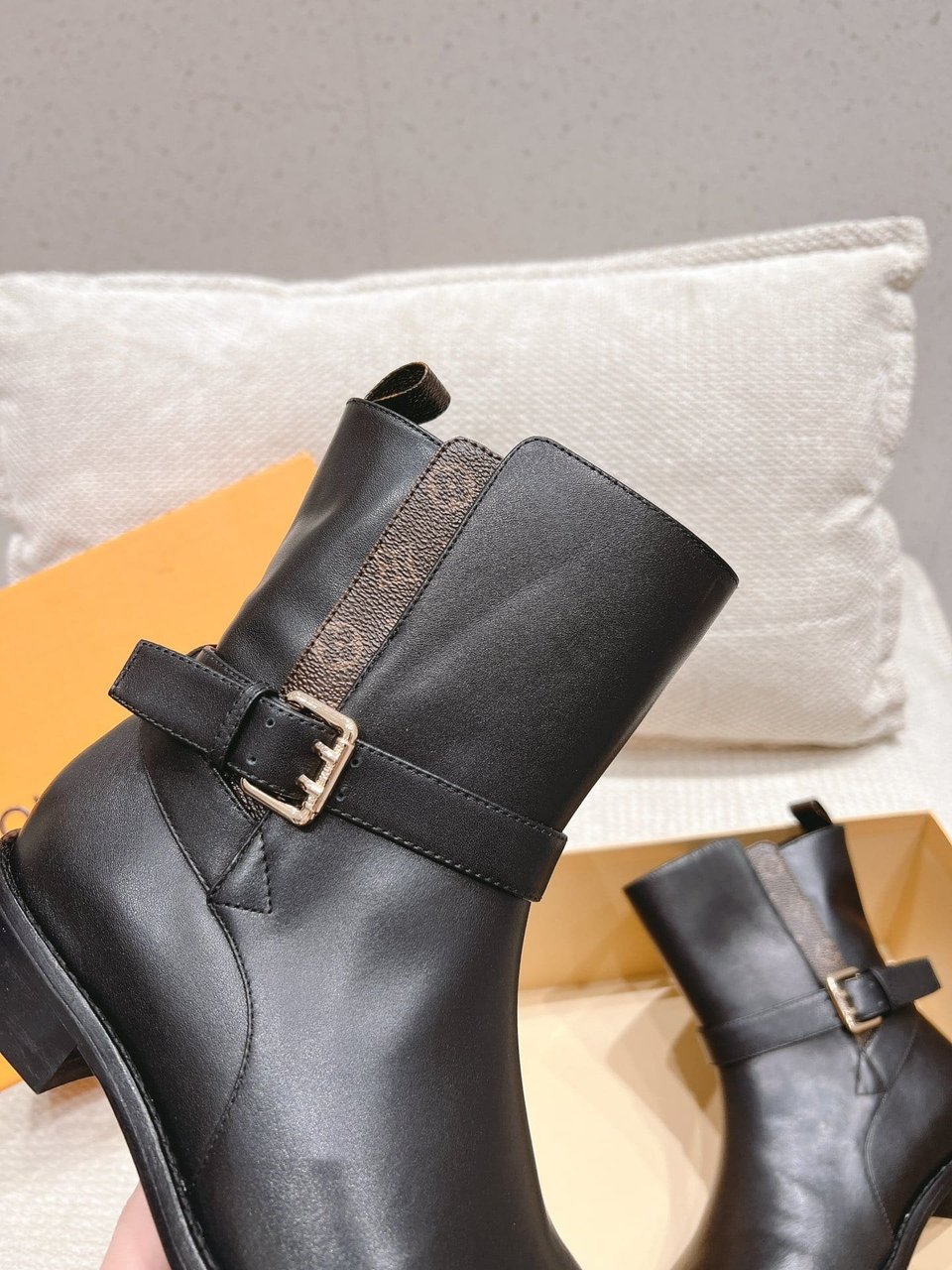 Louis Vuitton Bootsy Ankle Boot Black view 5