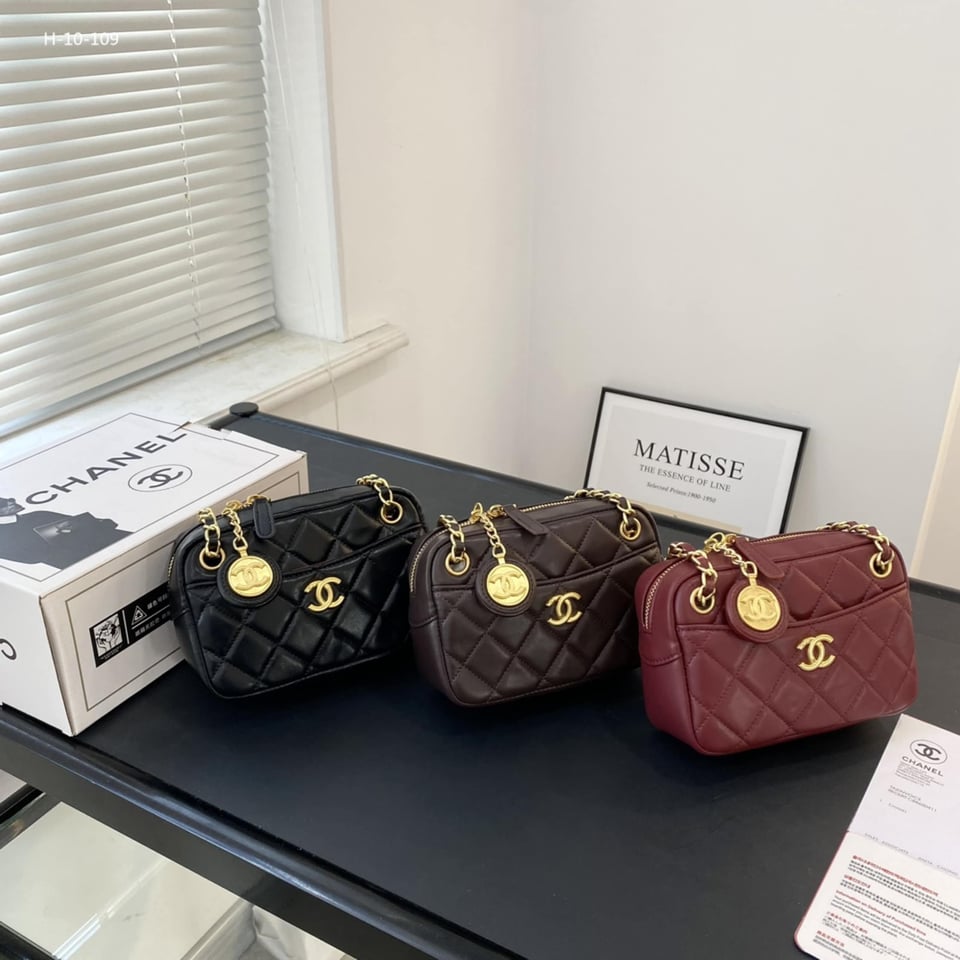 Chanel Mini Camera Case Dark Brown 18Cm/7.1in As5190 B18306 Nzv43 view 3