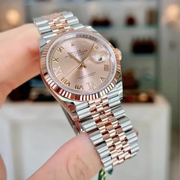 [Superclone] Rolex Datejust 36mm Rosé – Colour Dial Jubilee 126231 view 5