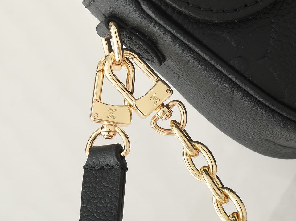Louis Vuitton Wallet On Chain Ivy Monogram Empreinte Leather – Women – Small Leather Goods Black view 12