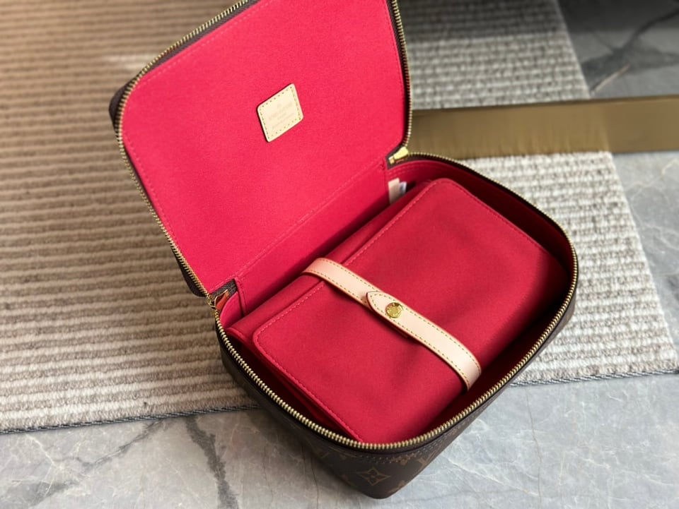 Louis Vuitton Nice Jewelry Case Brown 23Cm view 8