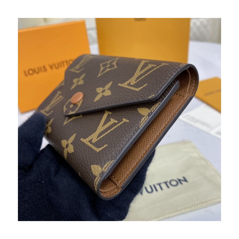 Louis Vuitton Monogram Canvas Victorine Wallet Brown view 4