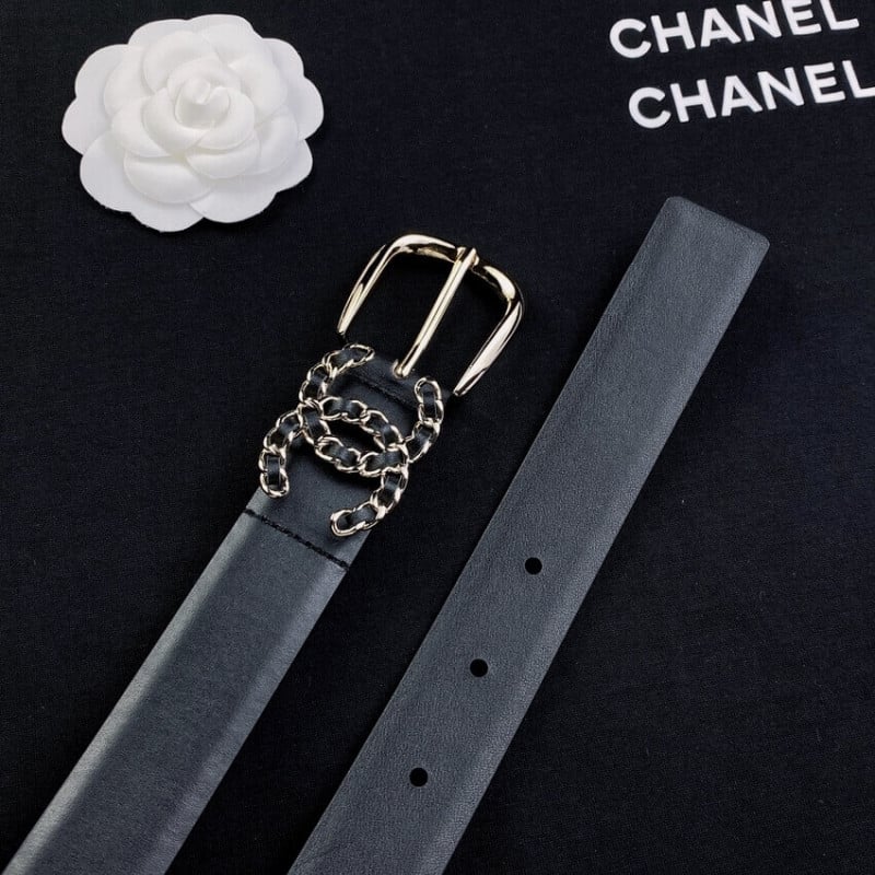 Chanel Calfskin 3.0cm Belt AA7418