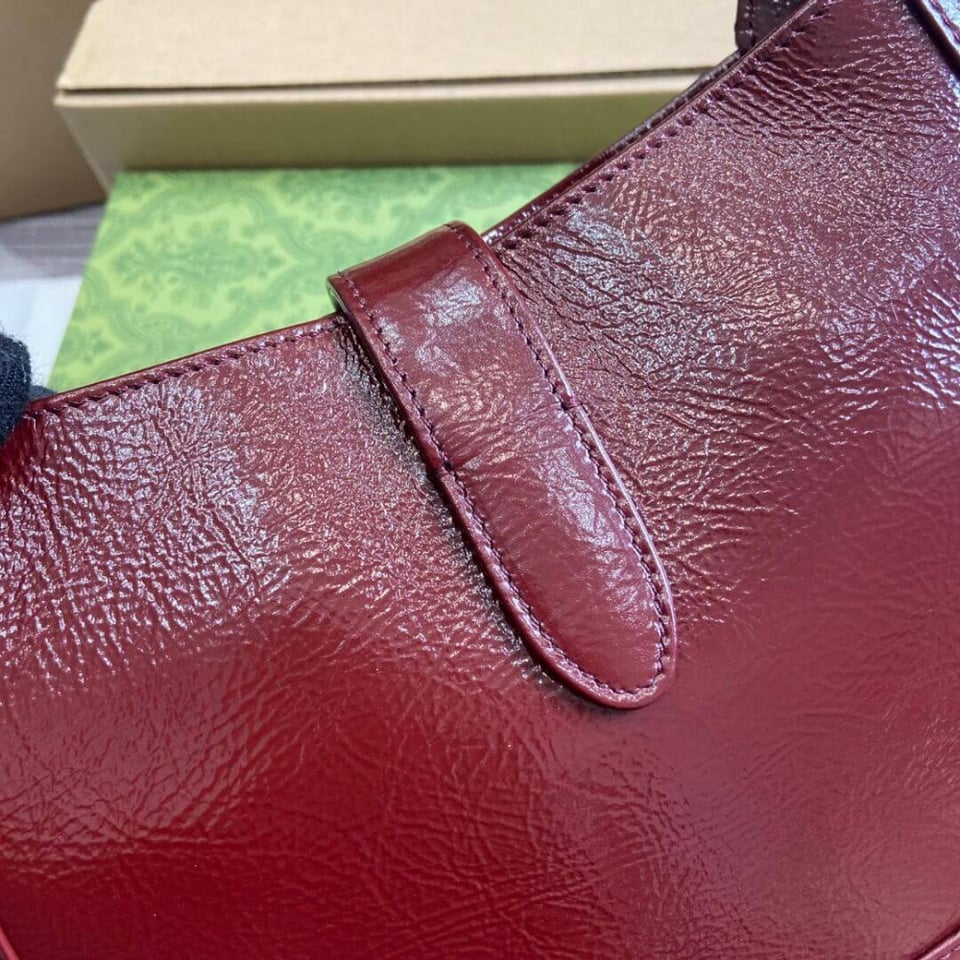 Gucci Jackie Small Shoulder Bag Patent Leather 27.5cm view 11