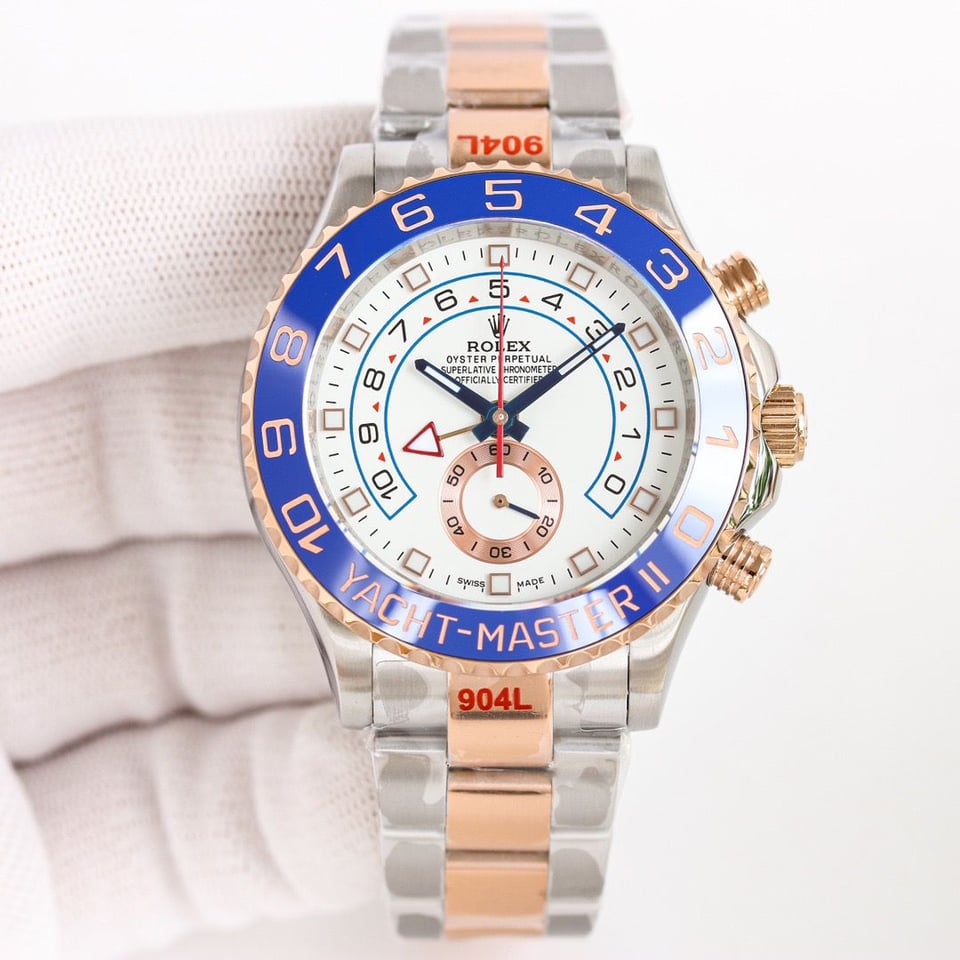 [Superclone] Rolex Yacht-Master II 116681-0002 White Dial Oyster 44mm view 5