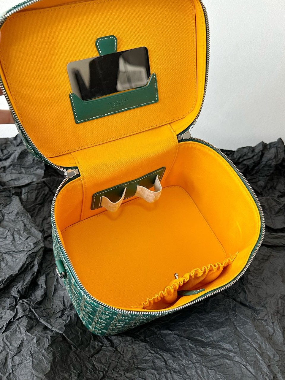 Goyard Goya Makeup Box Bag 20Cm Green Canvas view 9
