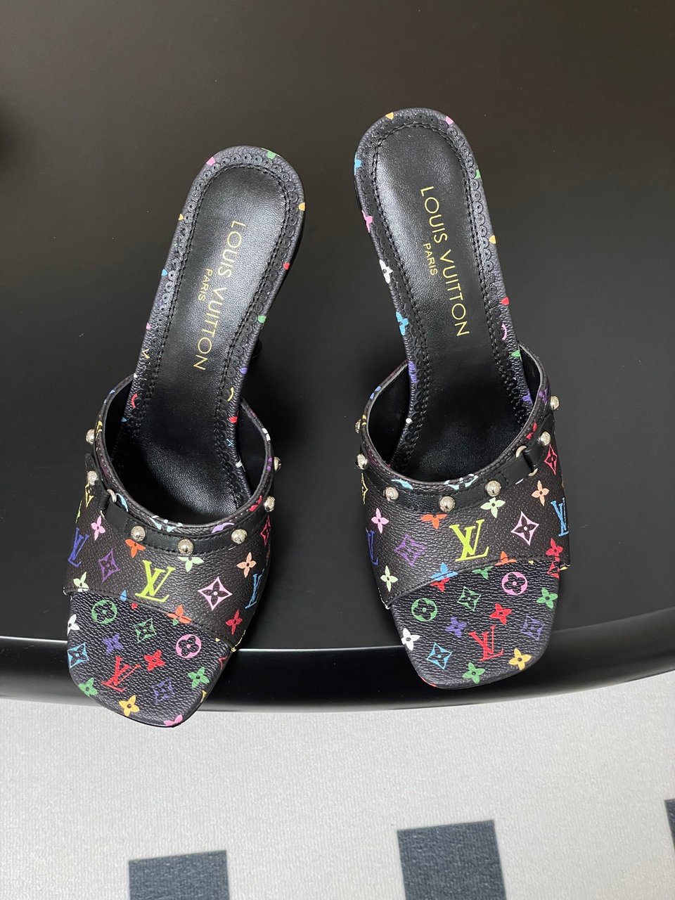 Louis Vuitton LV x TM 6AM Mule 1AGWT2 Black view 8